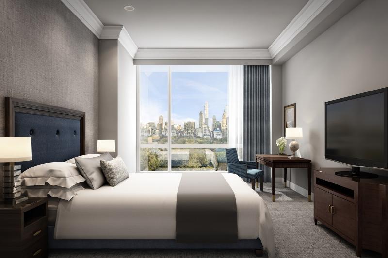 Trump International Νέα Υόρκη Εξωτερικό φωτογραφία A rendering of a guest room